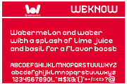 Bubbly Water font, a Font by weknow (Thumbnail 6 of 8)