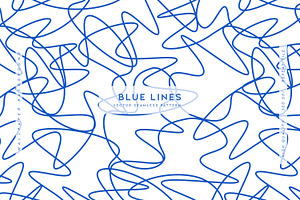 Blue Lines, a Graphic by MalyskaStudio