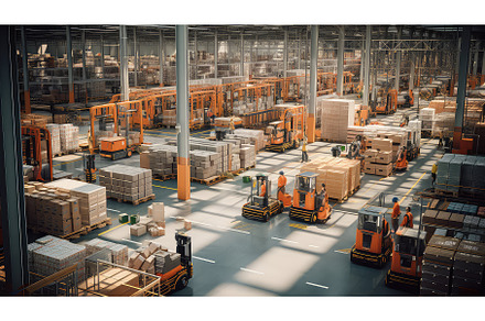inventory large warehouse background, a Background Photo by pikepicture