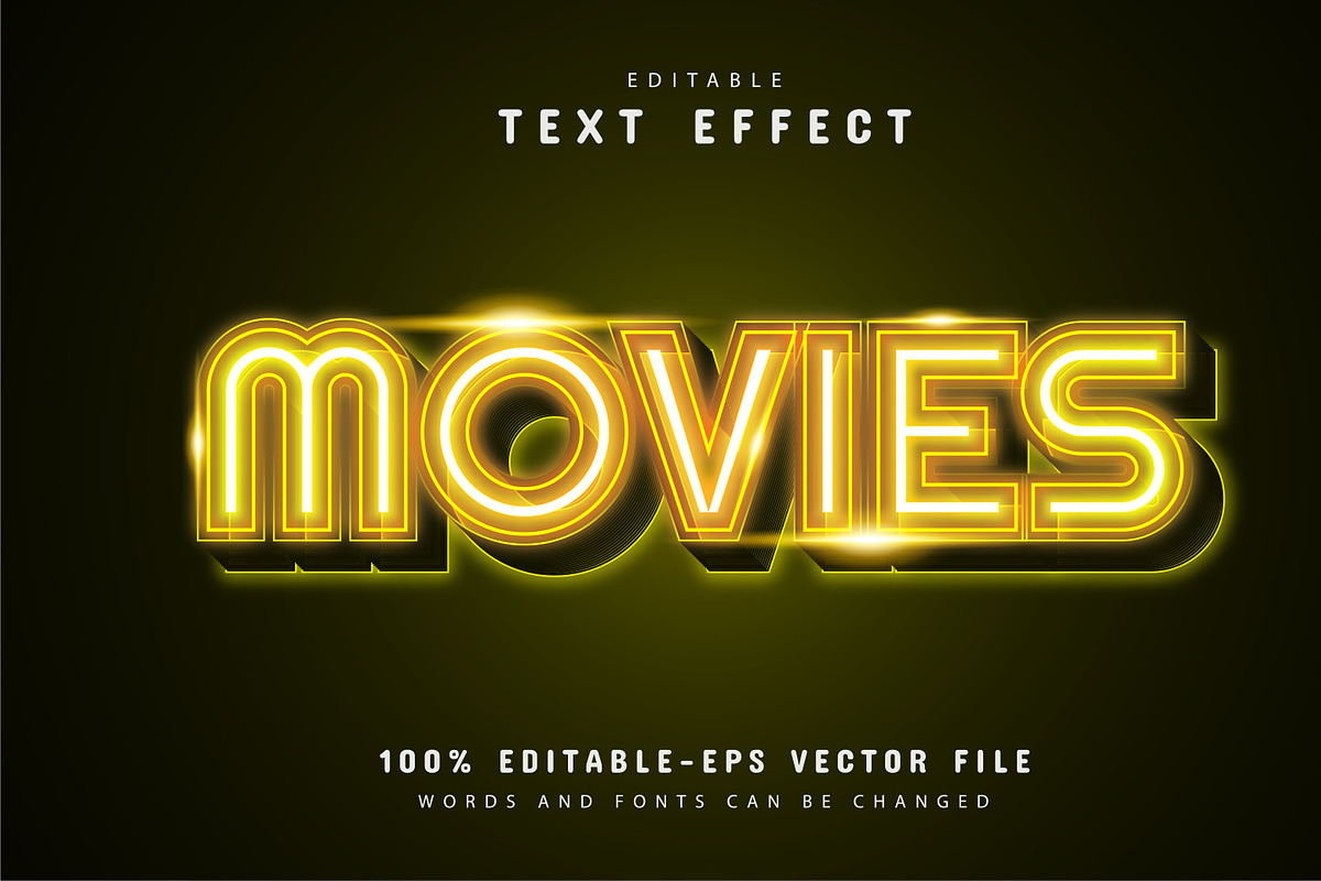 40 Neon text effect editable Vol 2, a Plug-in Add-On by Aglonemadesign (Photo 15 of 25)