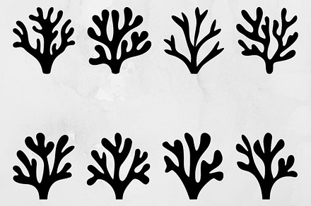 Coral Silhouette SVG #2