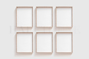 Wooden Frame Mockup Bundle, a Print Template by HALFTOUNE (Thumbnail 6 of 6)