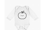 Cute Baby Apple SVG Bundle | Kawaii, an Illustration by TheHitShop (Thumbnail 10 of 10)