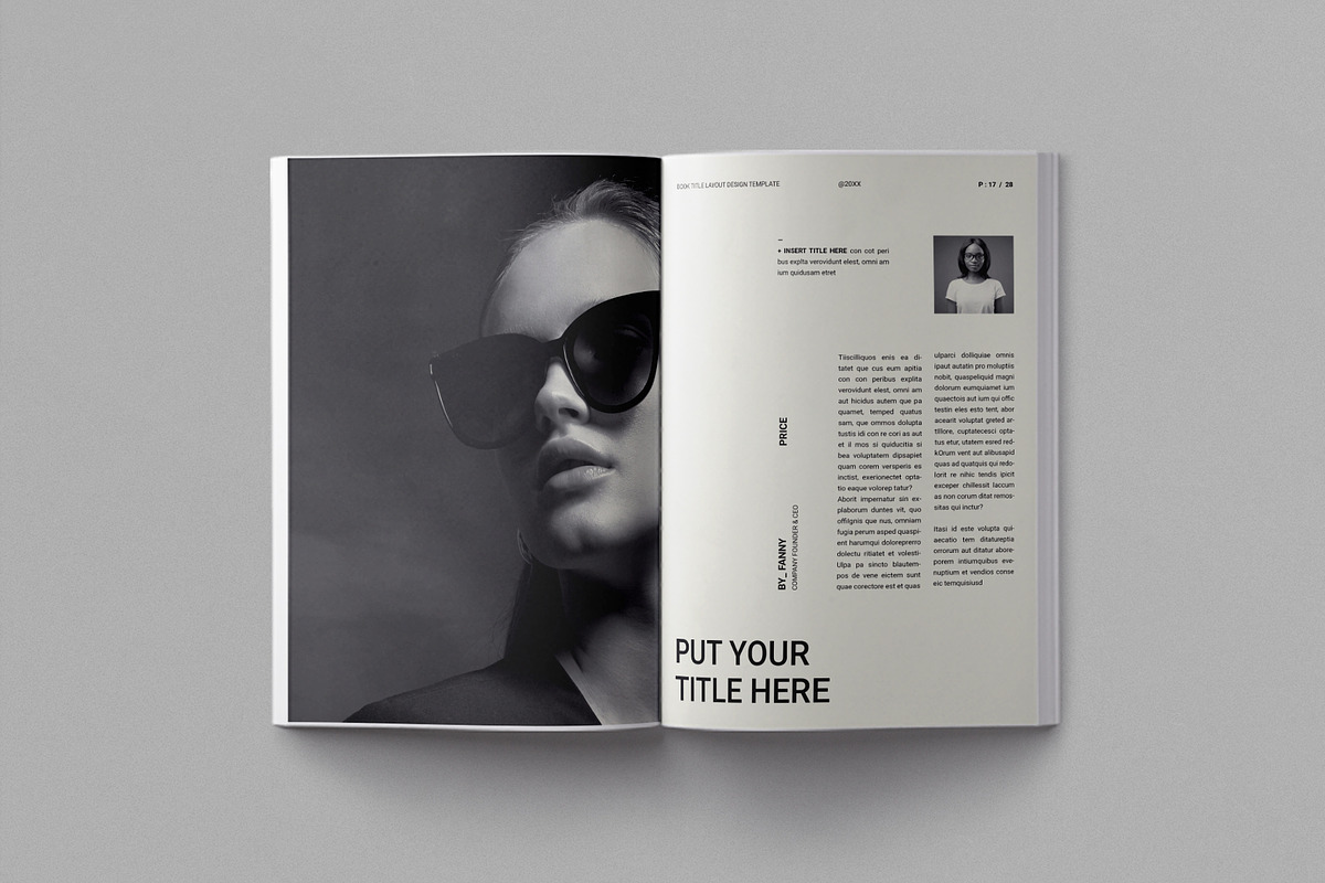 Book Template: InDesign & Canva, a Magazine Template by Work-Envance (Photo 8 of 13)