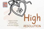 Hand-Drawn Coquette Bow Locket heart, an Object Illustration by RimzStudio (Thumbnail 2 of 4)