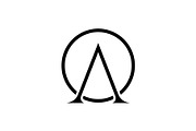 Letter A Circle Ring Logo, a Branding & Logo Template by Buqancreative (Thumbnail 1 of 2)