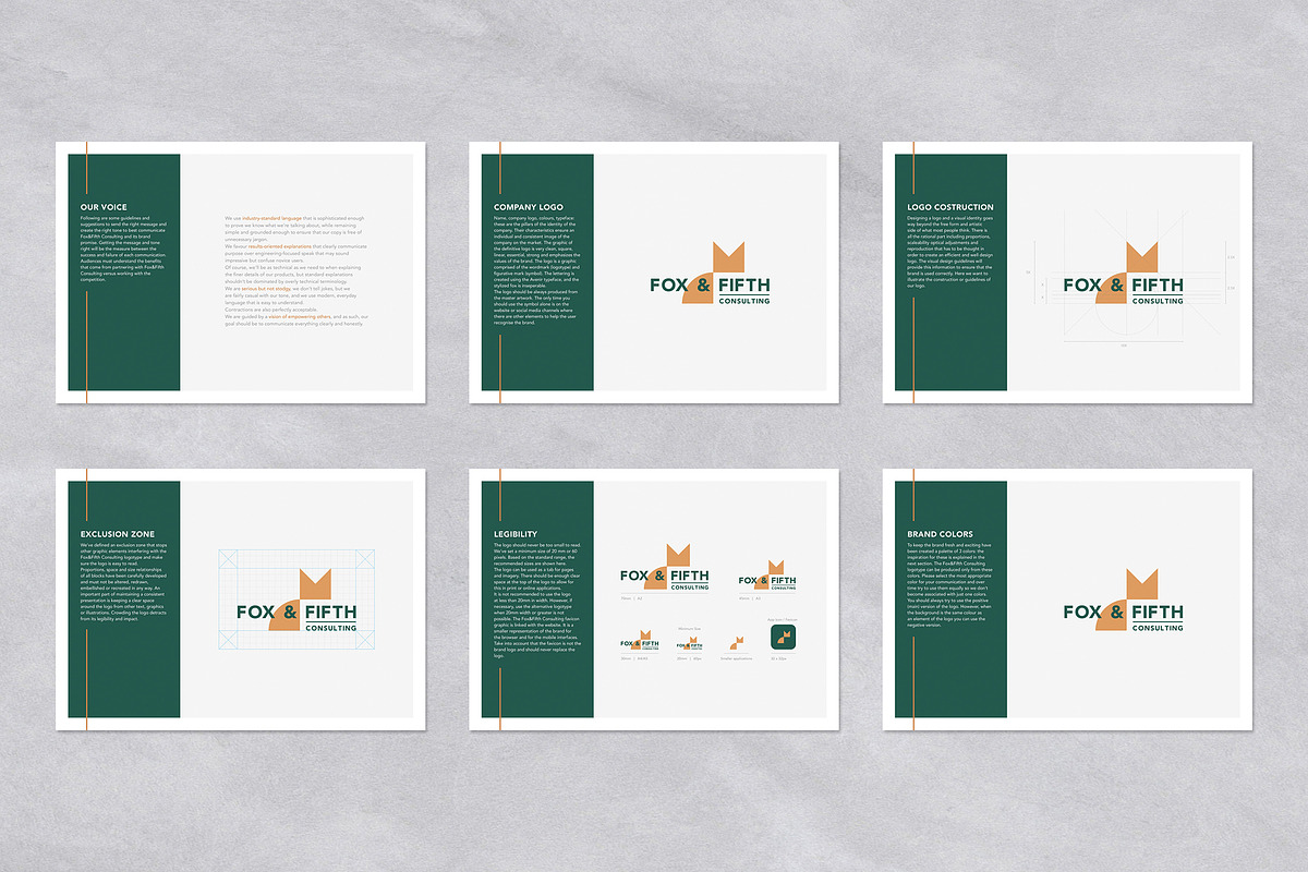 Brand Identity Guidelines Template, a Brochure Template by Andre28 (Photo 4 of 7)
