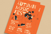 Autumn Music Festival Flyer, a Flyer Template by Guuver (Thumbnail 3 of 3)