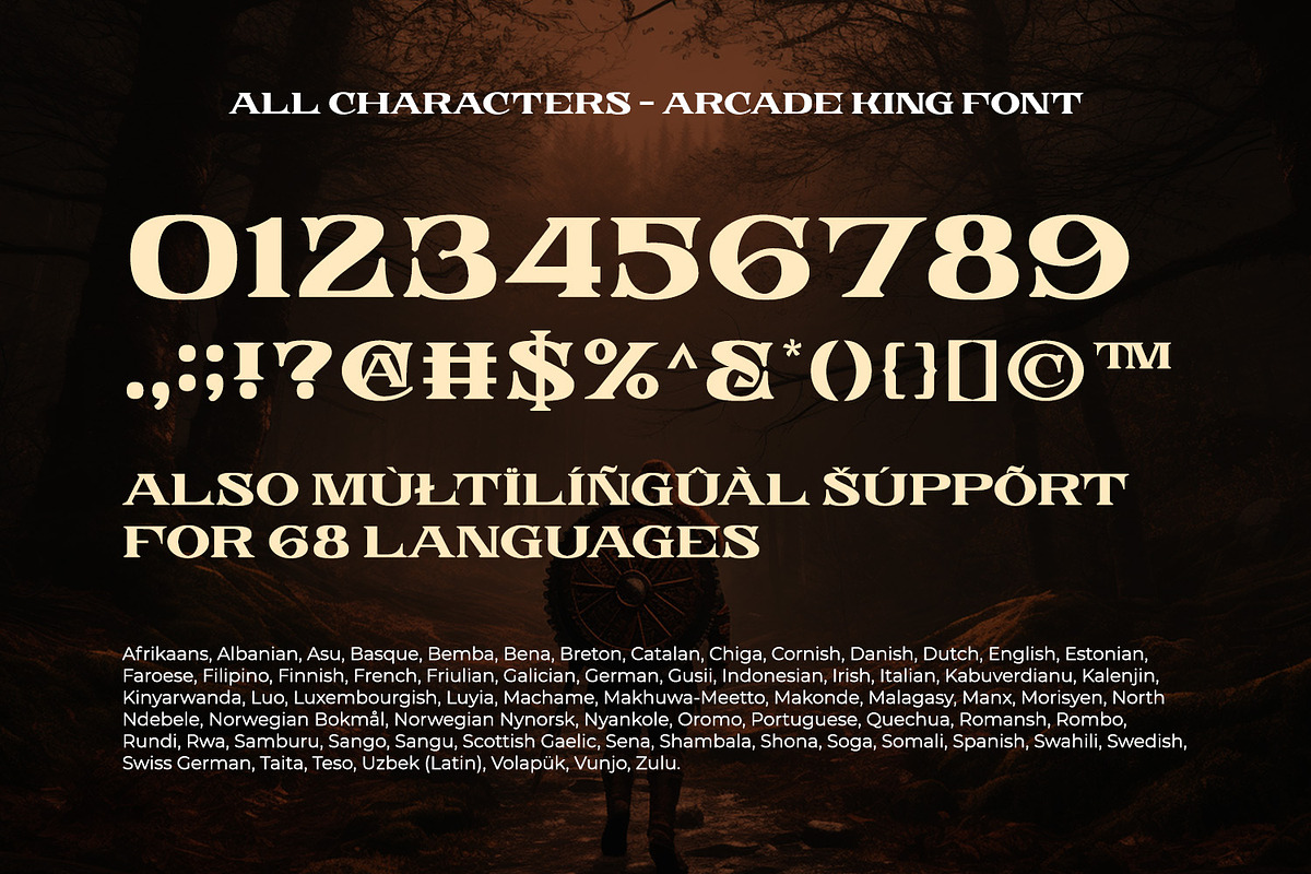 Arcade King, a Symbol Font by Ditatype (Photo 10 of 10)