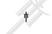 Letter M sword logo design template, an Object Graphic by nicemorning (Thumbnail 4 of 5)