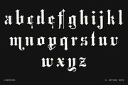 Ornate Blackletter Display Font, a Blackletter Font by Century Library (Thumbnail 5 of 5)