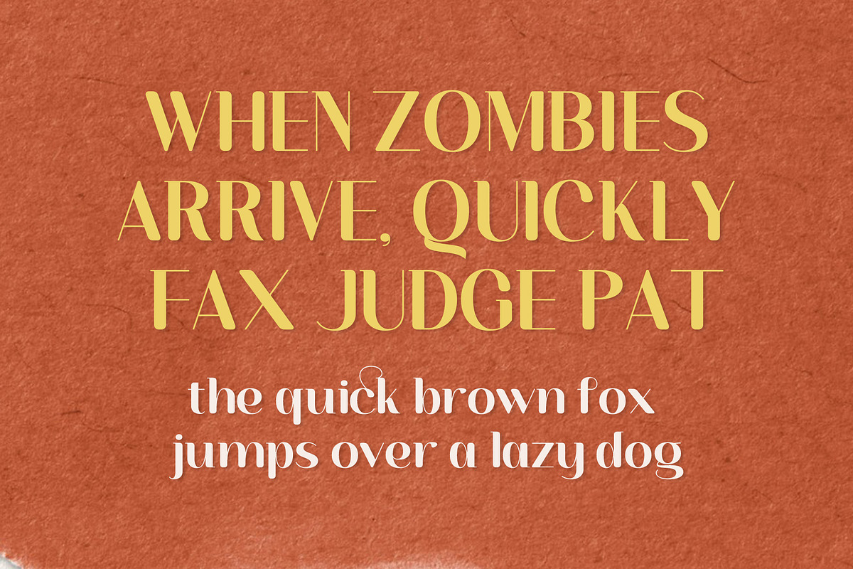 Brickle - Display Font, a Sans Serif Font by Almeera Std (Photo 4 of 5)