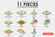 Isometric Landmark of Southeast Asia, an Object Illustration by Hellas Fellas Studio (Thumbnail 2 of 5)