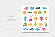 Mid Autumn Festival Digital Papers, a Pattern Graphic by AllNikArt (Thumbnail 5 of 5)
