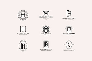 20 Monogram Logo Template