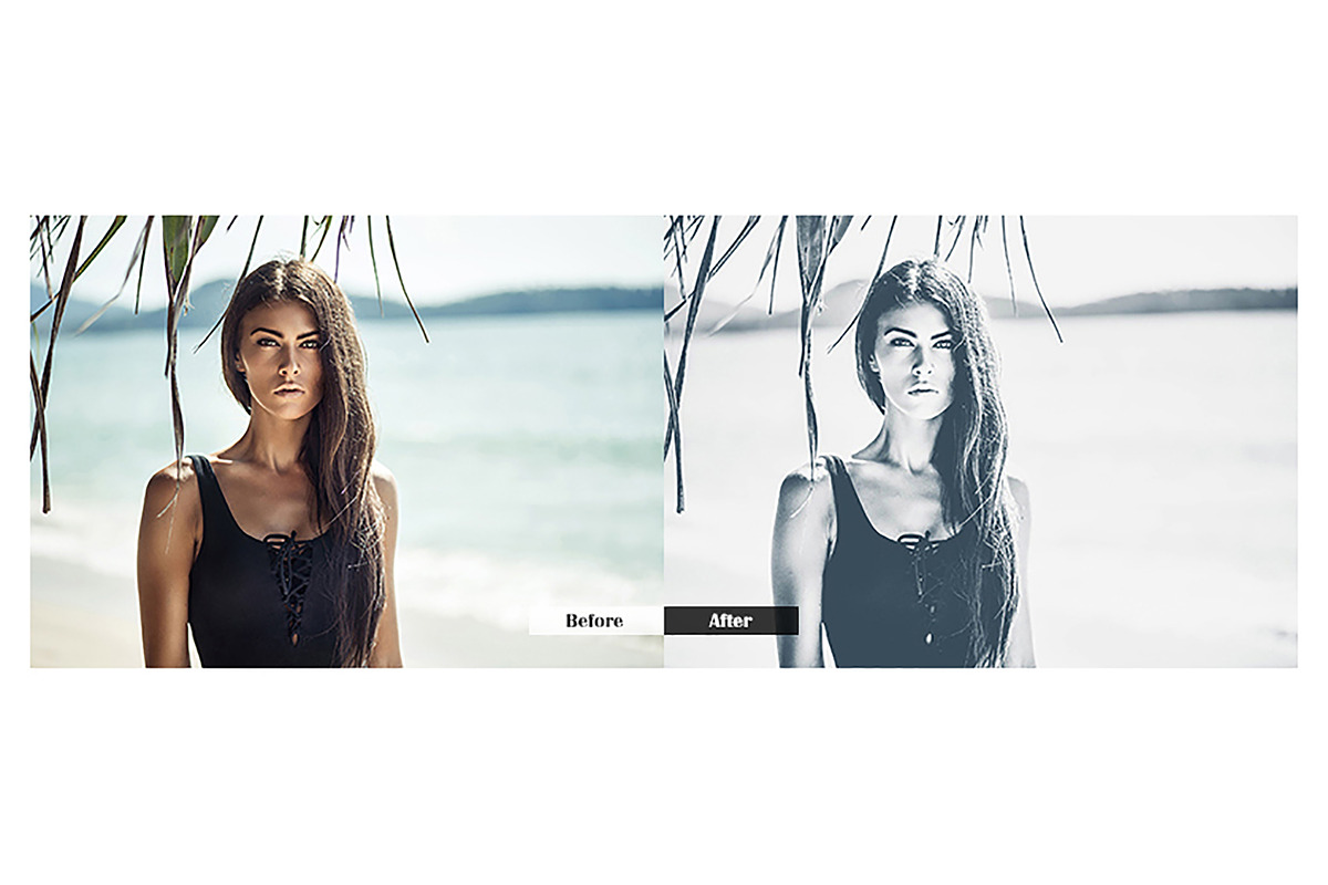 Monochrome Lightroom Presets preview 2
