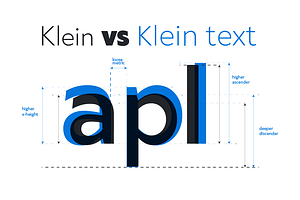 Klein - 54 Fonts