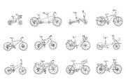 Big set of different bicycles., a Healthcare Illustration by WINS Doodle shop (Thumbnail 3 of 5)
