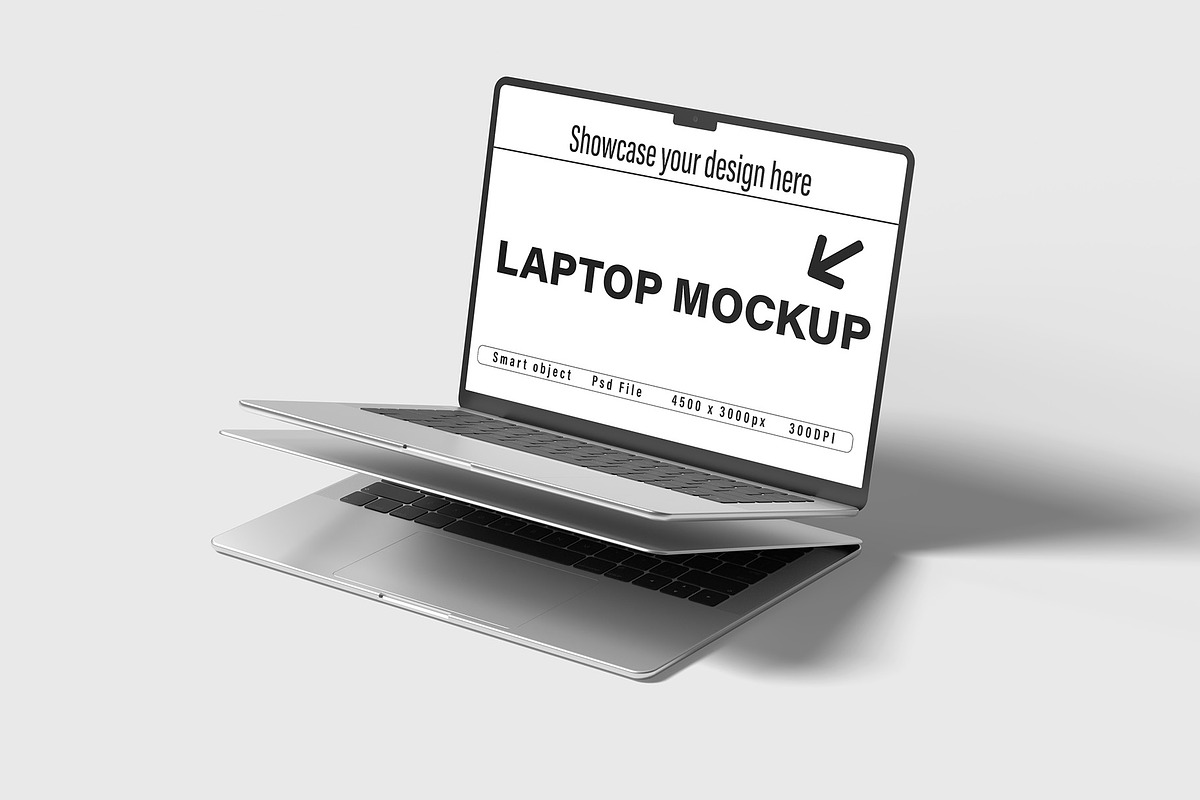 Isometric laptop mockup, a Mac Mockup by Graphicbars (Photo 20 of 20)