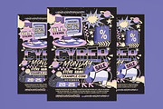 Cyber Monday Sale Flyer, a Flyer Template by Muhamad Iqbal hidayat (Thumbnail 1 of 4)