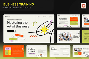 Business Training Presentation, a Presentation Template by Annora Studio