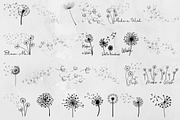 Dandelion Silhouette SVG, a Decorative Illustration by newminddesign (Thumbnail 1 of 3)