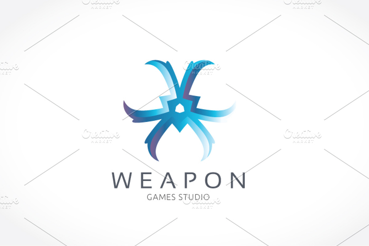 Weapon Logo, a Branding & Logo Template by Vectorwins Premium Shop