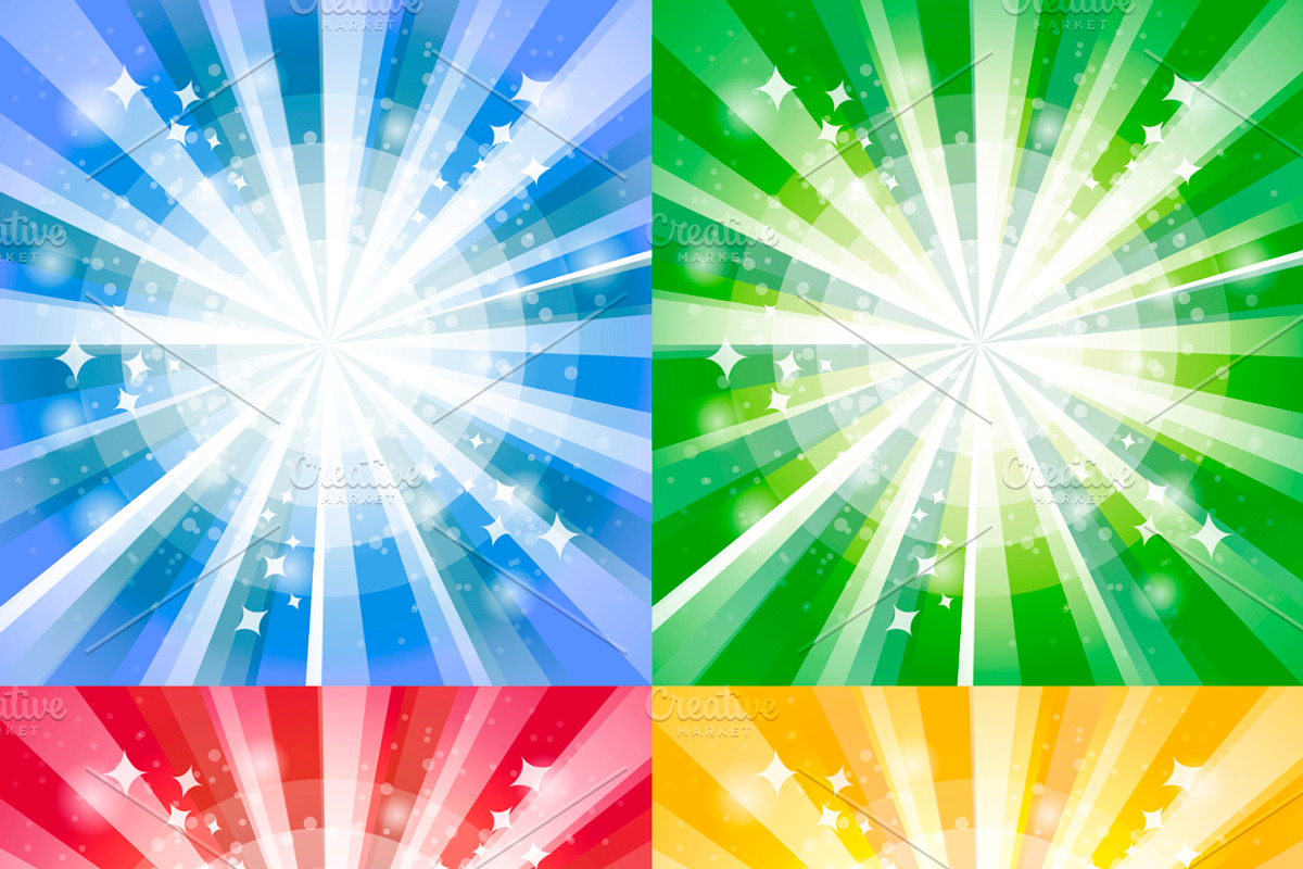 Bright backgrounds set, a Texture Illustration by Saranai Store (Photo 8 of 8)