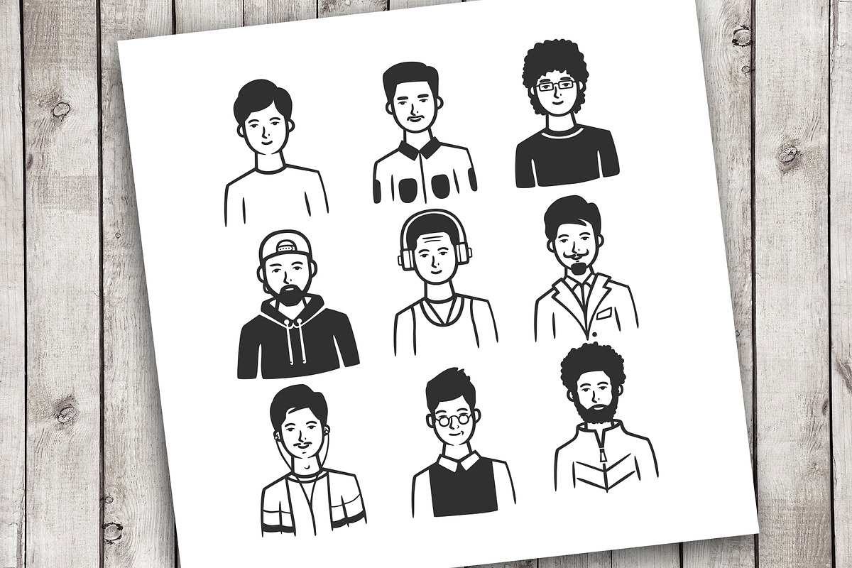 People avatars, a Branding & Logo Template by DOBROGRAPH (Photo 3 of 6)