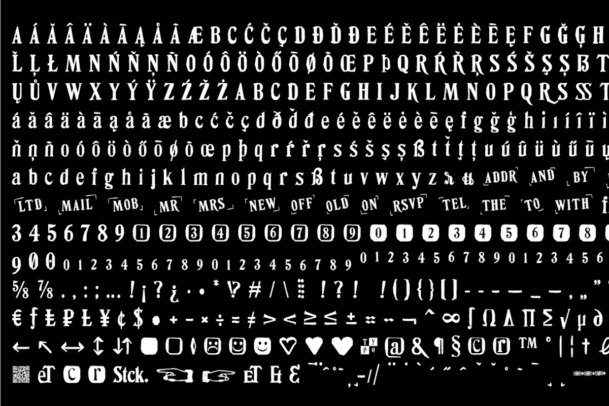 FONT | DIY Fantasy Stamp, a Serif Font by Typo Graphic Design (Photo 4 of 5)