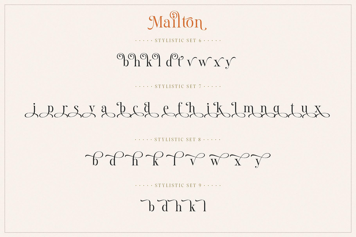 Mailton Typeface, a Serif Font by alit design (Photo 4 of 23)