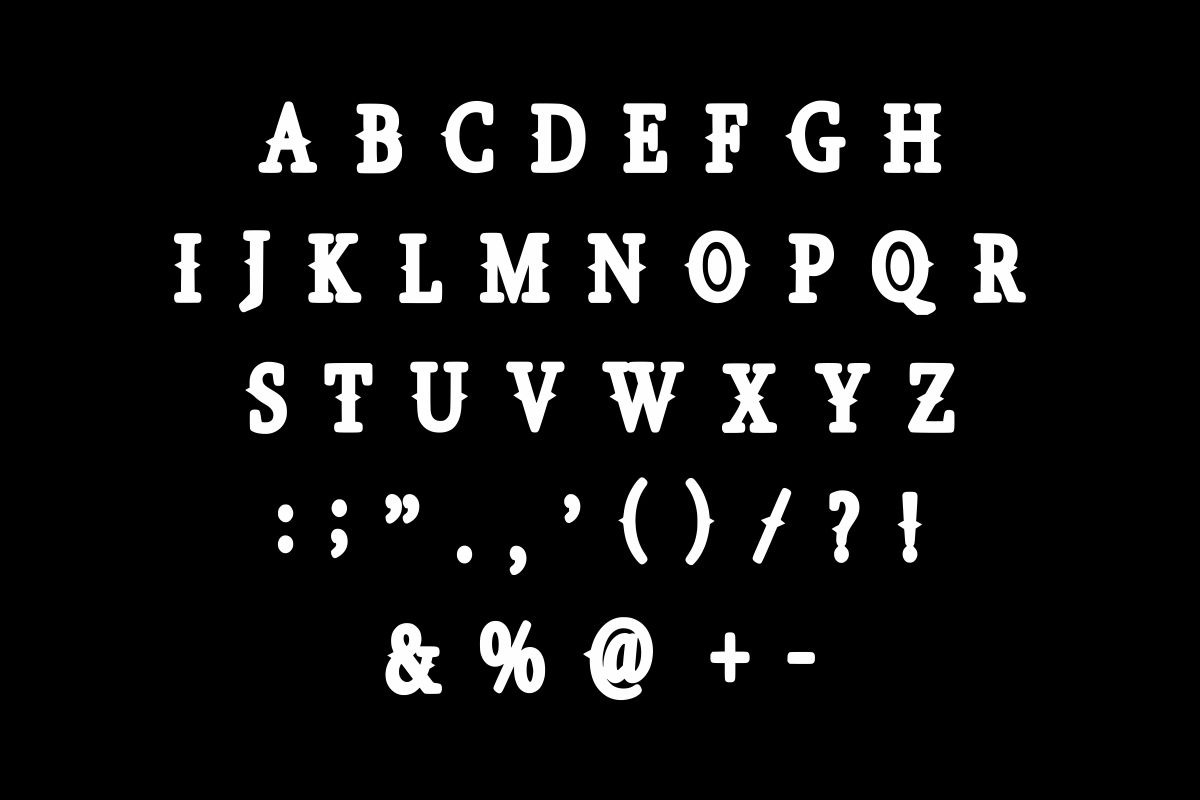 Crazy Rich - Classic Font, a Blackletter Font by Fourteen Letter (Photo 5 of 6)
