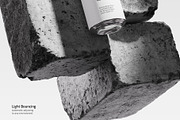 500ml Can Mockup | Brick Scene, a Packaging Mockup by AY Mock-Ups (Thumbnail 6 of 9)
