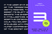 Aerios Futuristic Font Family, a Sans Serif Font by alpercakici (Thumbnail 2 of 13)