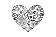 Ornamental Heart Silhouette Bundle, an Illustration by jahid234 (Thumbnail 30 of 31)