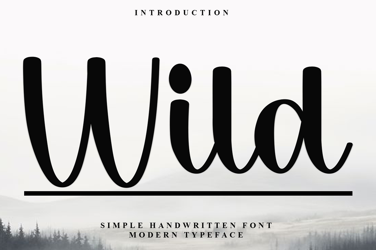 Wild, a Handwritten Font by FreshTypeINK (Photo 1 of 8)