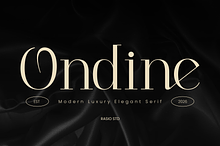 Ondine Modern Luxury Serif Font