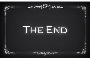 Cinema film end, movie screen, a Texture Illustration by Buch&Bee