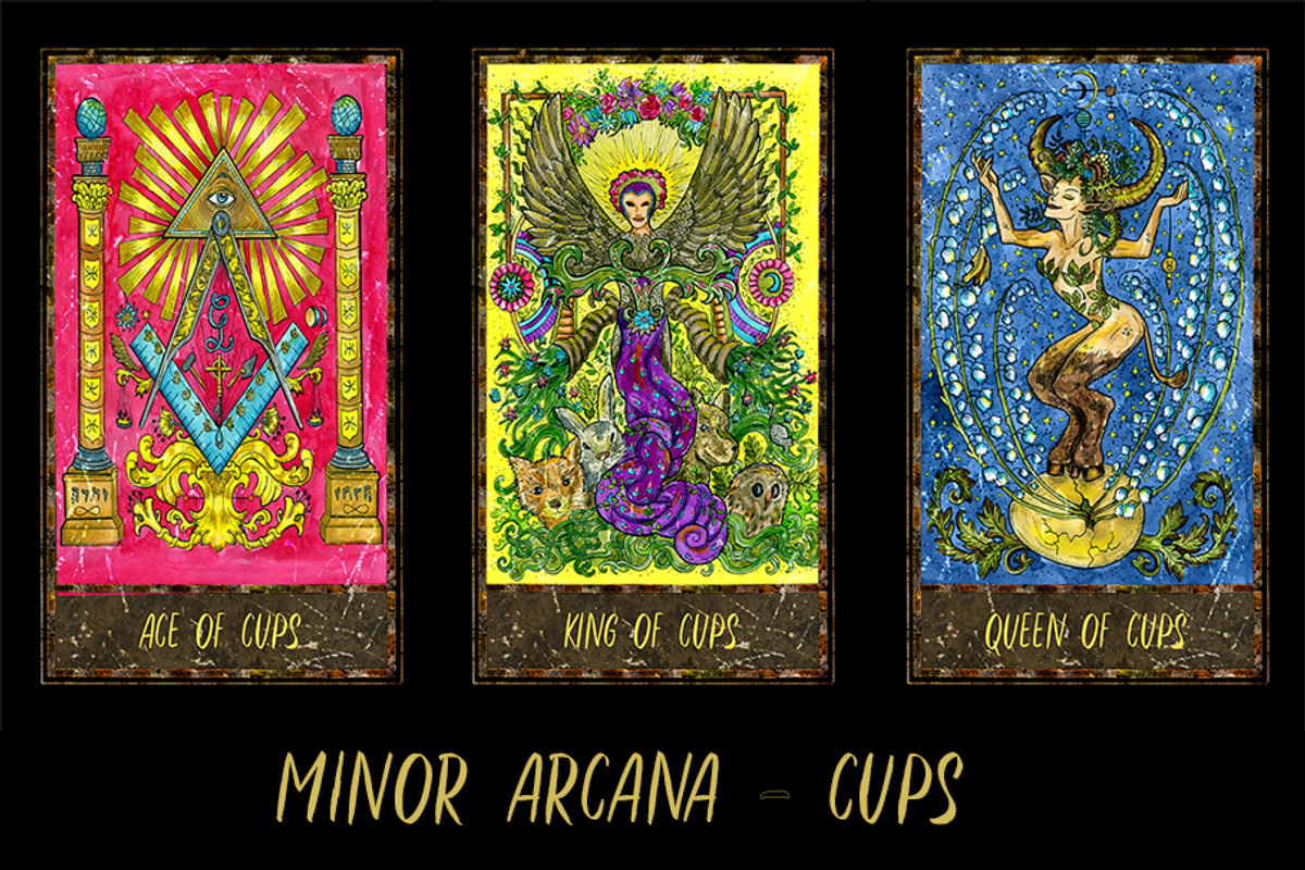 Magic Gate Tarot Deck colorful, a Decorative Illustration by Samiramay (Photo 19 of 27)