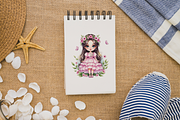 Spring Fashion Girl PNG Clipart., an Object Illustration by KennedyStudio (Thumbnail 4 of 5)