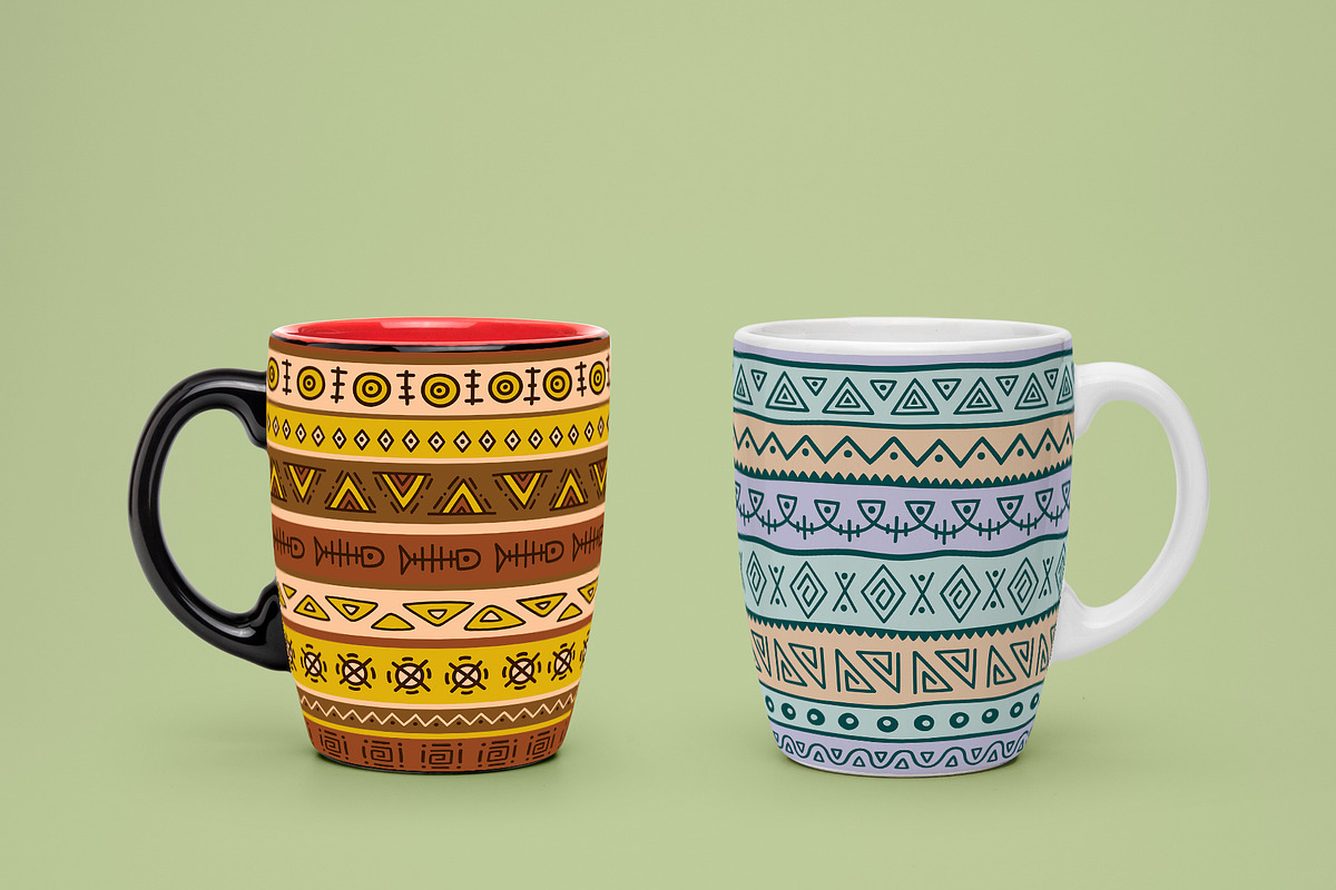 African seamless patterns, a Pattern Graphic by Katika Shop (Photo 4 of 6)