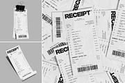 Receipt Mockup, an Advertising Mockup by Brand Earth (Thumbnail 1 of 4)