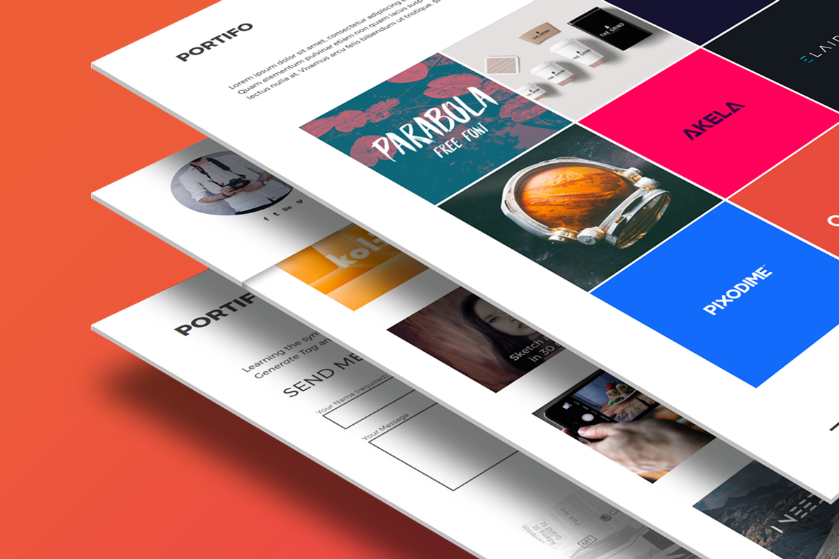 Portifo - portfolio WordPress theme, a WordPress Template by NiteoThemes (Photo 5 of 6)