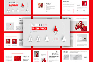 Portfolio Presentation Template, a Presentation Template by MightyDesign