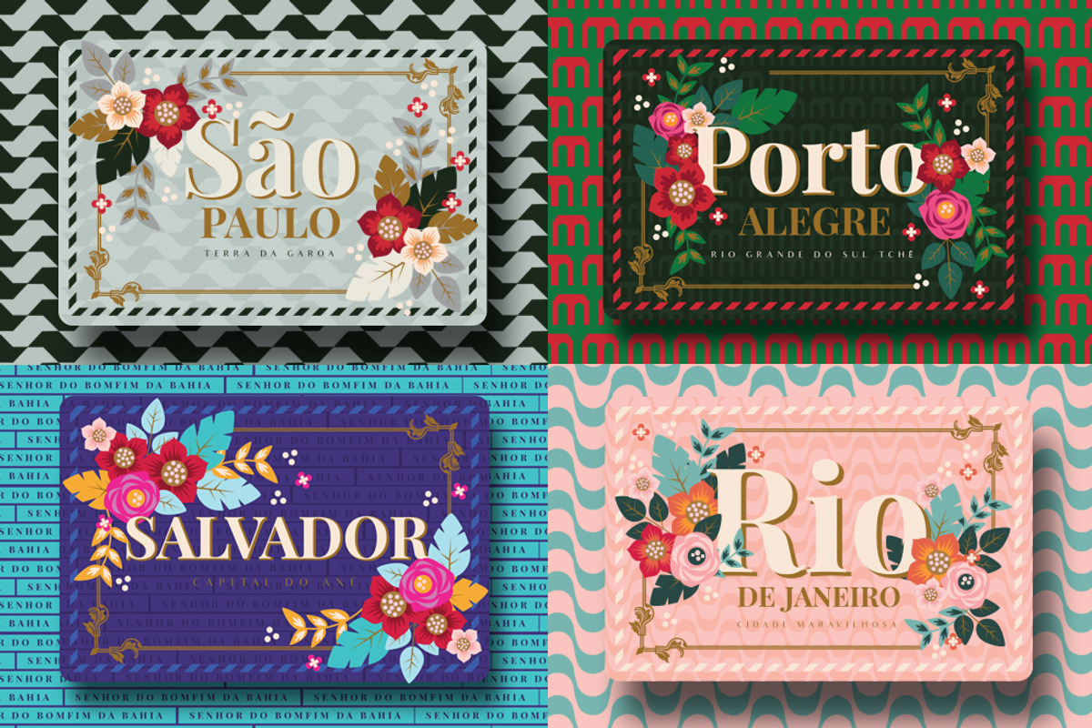 Capitals of Brazil Graphics, an Illustration by Werlang Paper (Photo 1 of 4)