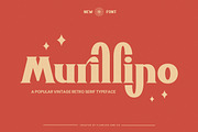 Murillino – Retro Serif Font, a Serif Font by Flawless And Co (Thumbnail 1 of 10)