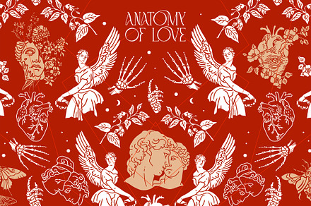 Anatomy of love, a Healthcare Illustration by OlgaSoi007