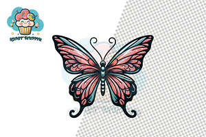 Butterfly Clipart Illustrations Pack