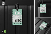 Luggage Tag with Rope Mockup, an Advertising Mockup by SD Mockup (Thumbnail 1 of 4)