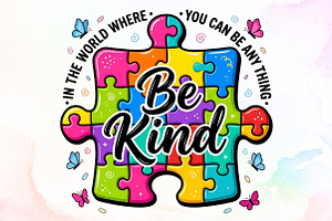 Autism Awareness Sublimation, Autism, an Illustration by Sublimation Artist